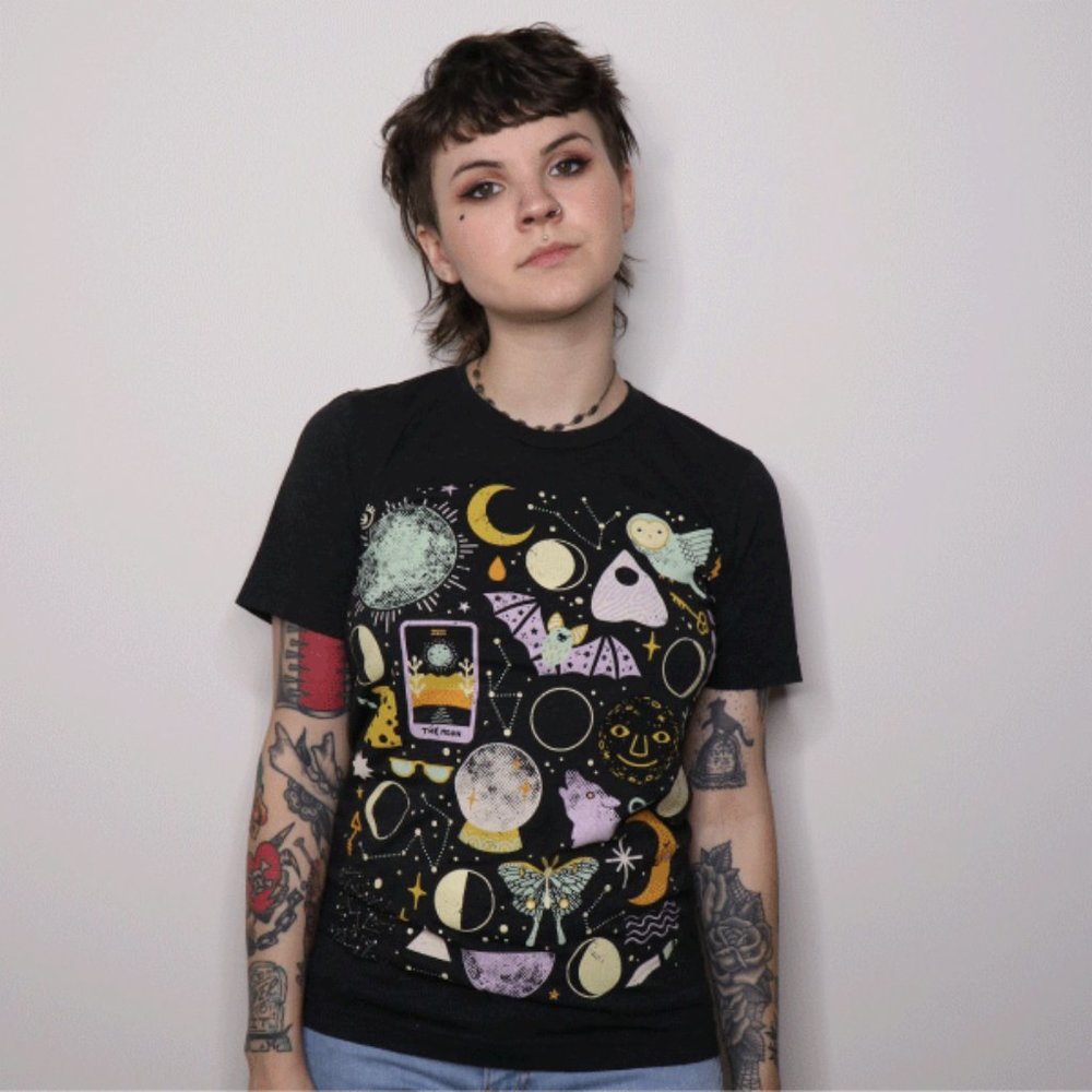 Lunar Witchcraft Tee by Wicked Clothes - Comfy!